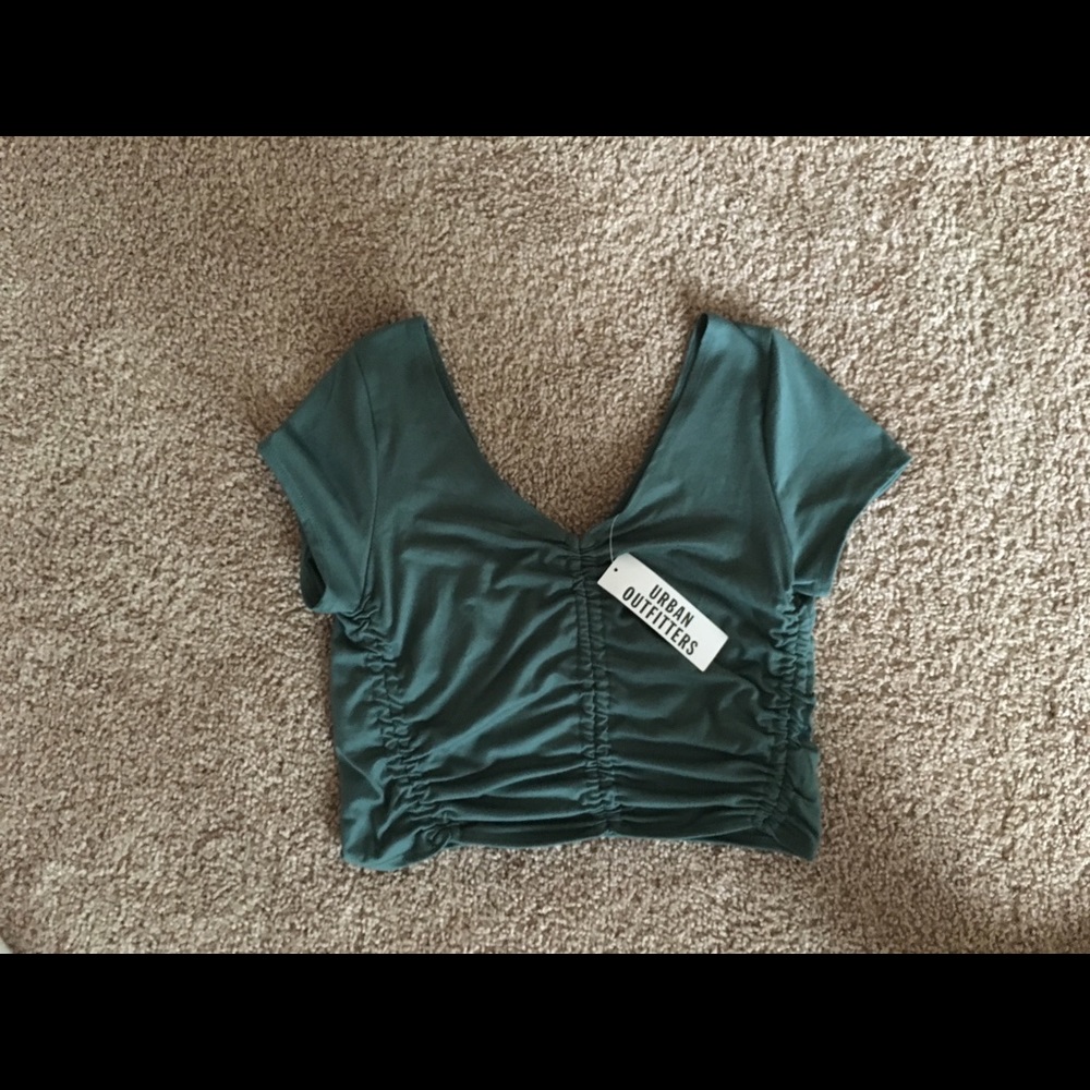 Urban Outfitters Teal Crop Top